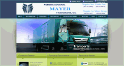 Desktop Screenshot of mayer.com.mx