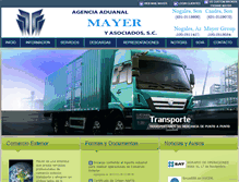 Tablet Screenshot of mayer.com.mx