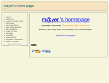Tablet Screenshot of hans.mayer.tv